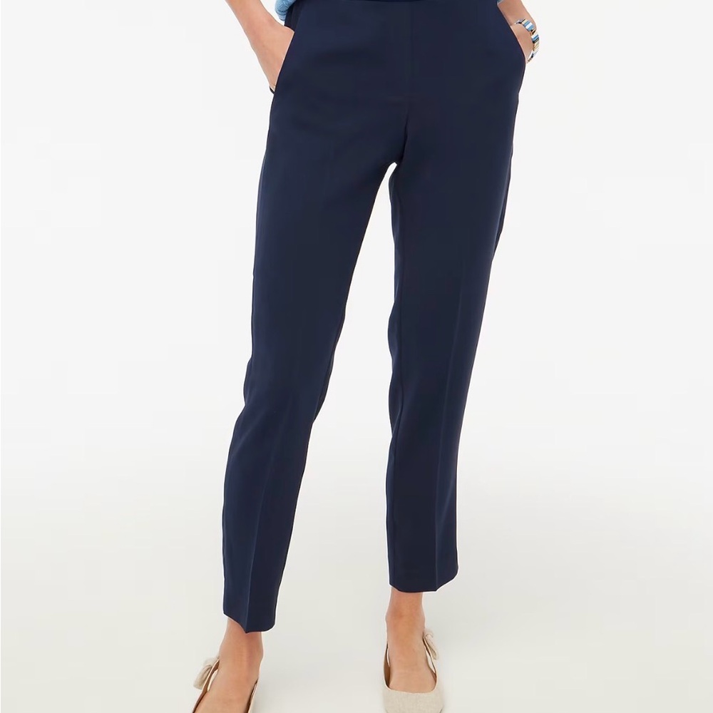 J. Crew Jamie Women's Tailored Navy Ankle Pants